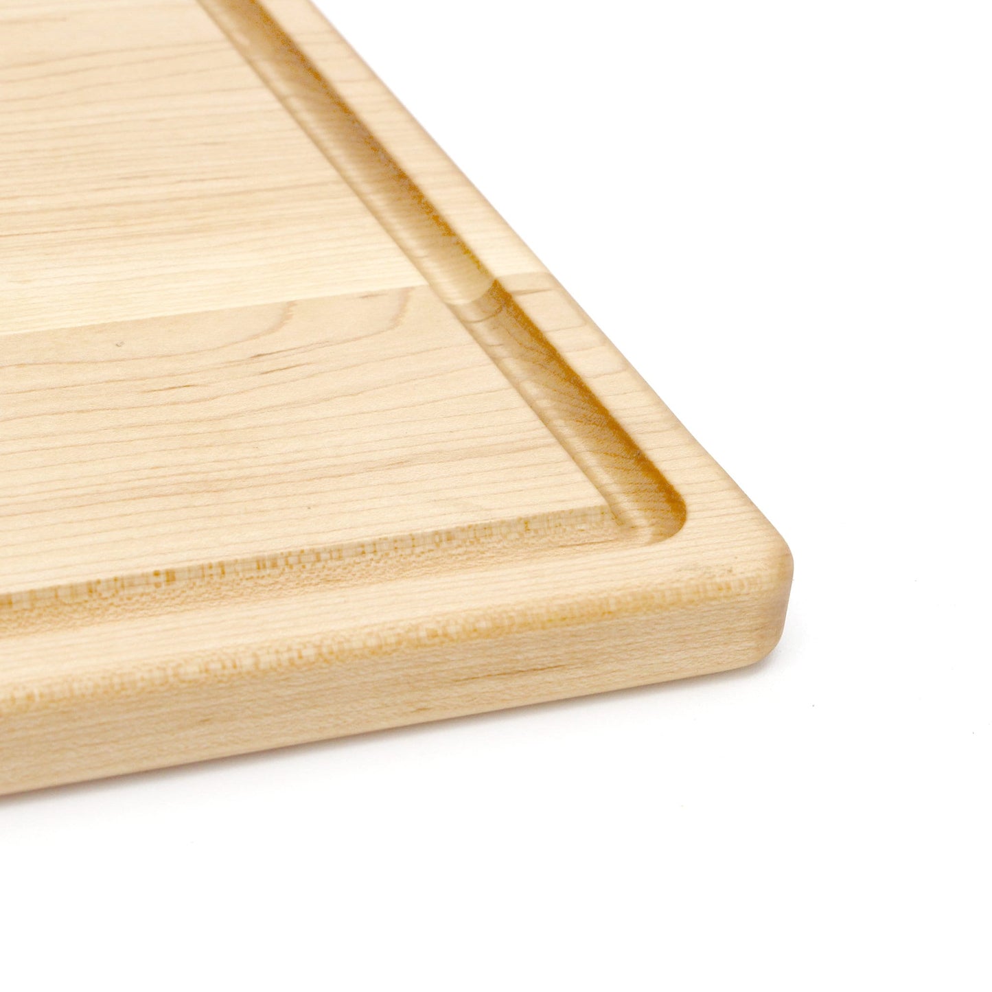 Large Wood Cutting Board With Juice Groove 18x12 Inches, Wood Cheese Board, Wooden Chopping Board, Wooden Cutting Board Made in the USA