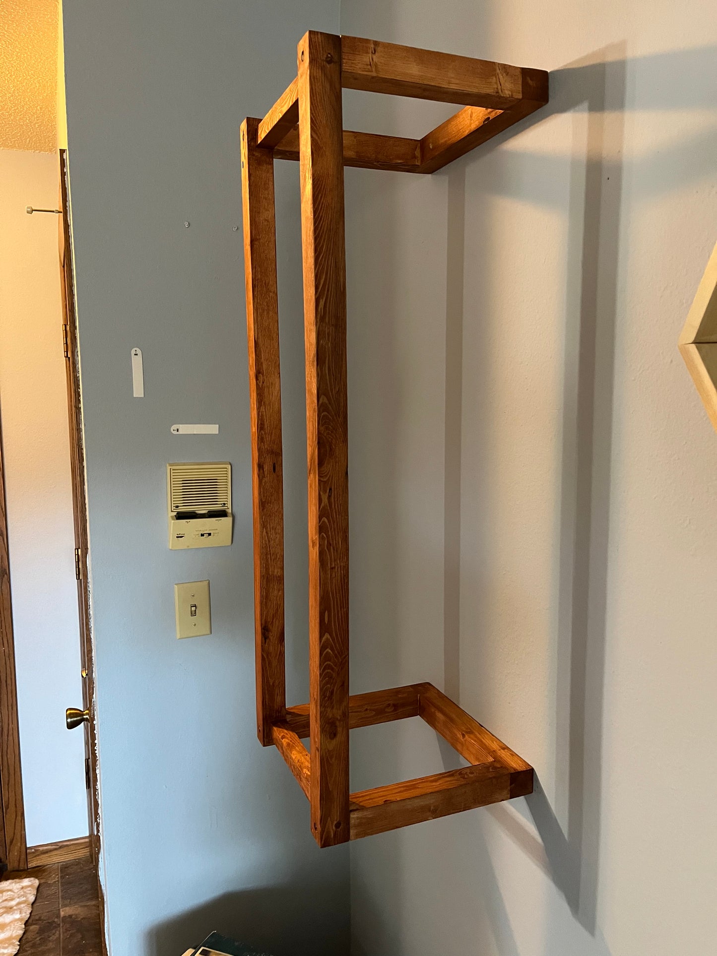 Blanket rack | Blanket Storage | Shelf/Towel Storage | Farmhouse Rustic Decor | Blanket Ladder