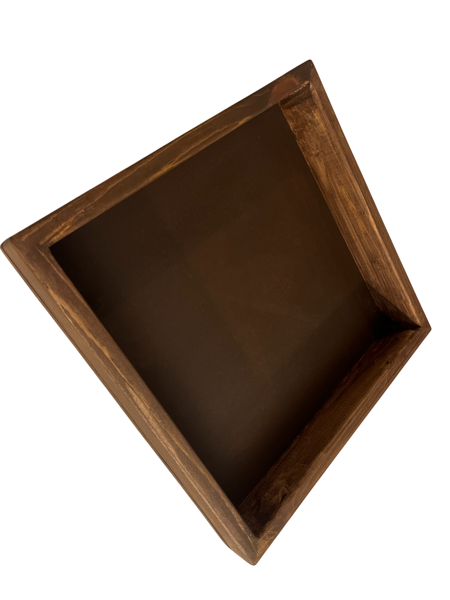 Handcrafted Redwood & Poplar Wood Chess Set with Integrated Storage